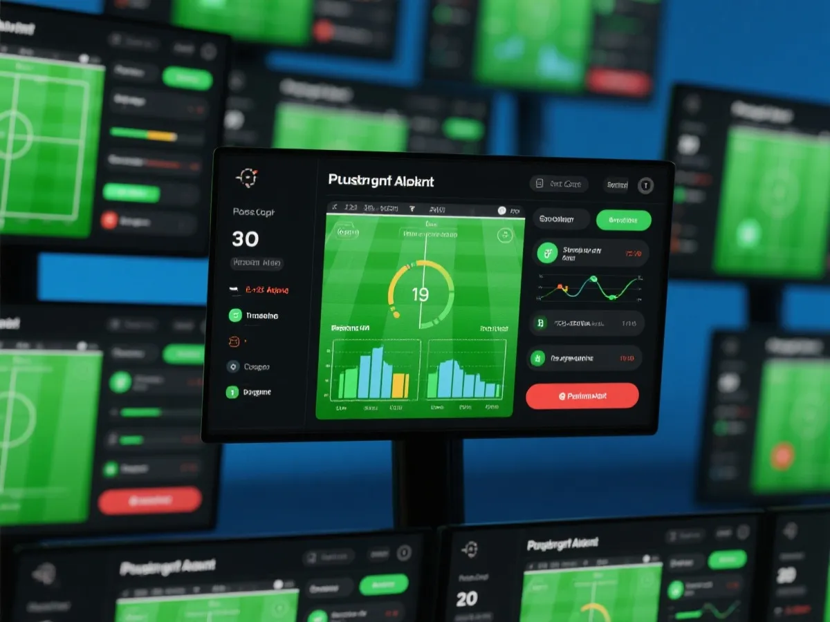 比分推送與即時數據配合示意