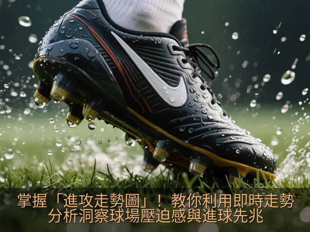 足球場景與平板電腦上的即時統計數據